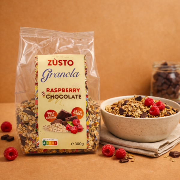 Zùsto Granola – Chocolate y frambuesa