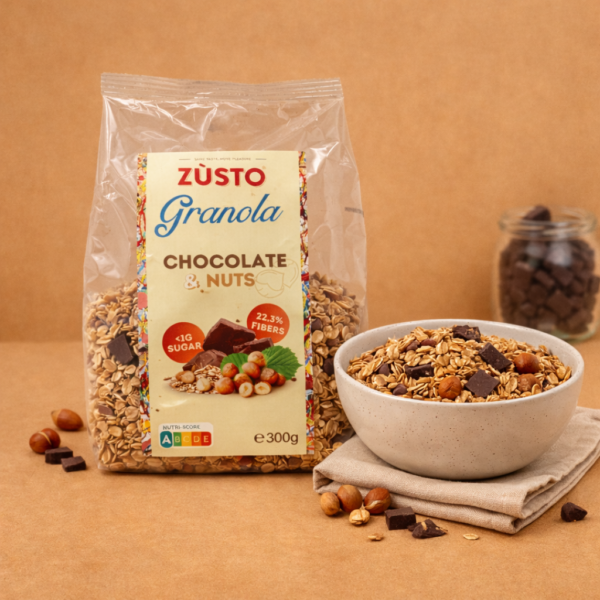 Zùsto Granola – Chocolate y frutos secos